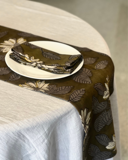 Khadee 100% Linen Table Cloth