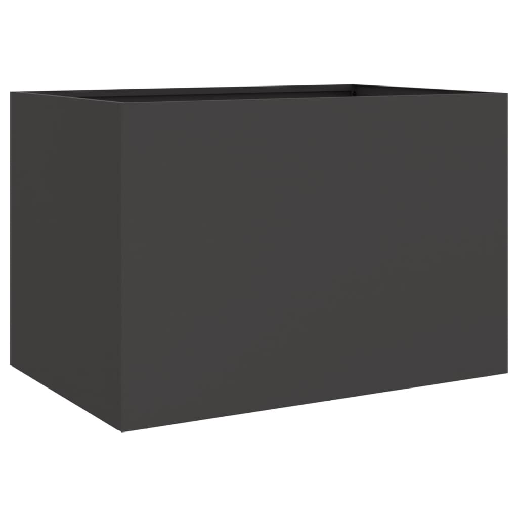 Plantekasse svart 62x40x39 cm stål