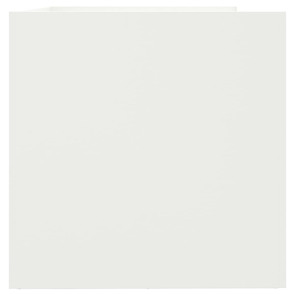 Plantekasse hvit 62x40x39 cm stål
